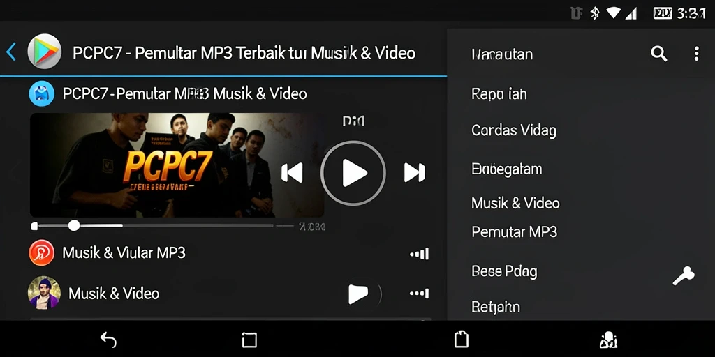 Tampilan antarmuka PCPC7 yang user-friendly dan menarik.