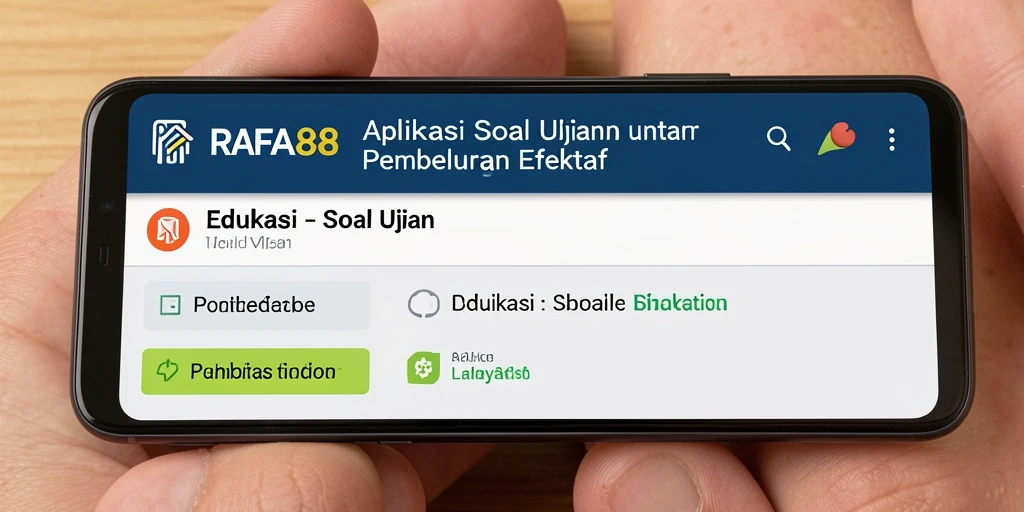 Antarmuka aplikasi RAFA88 yang menarik dan interaktif.