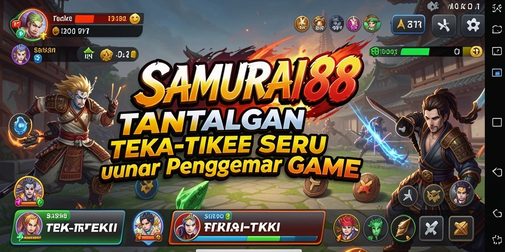 Antarmuka menarik dengan berbagai teka-teki menantang di SAMURAI88.