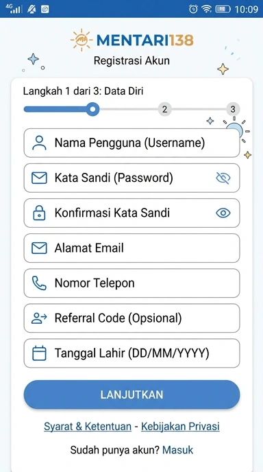 Panduan Praktis Buat Akun Mentari138 untuk Android